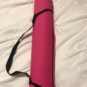 Pink yoga mat